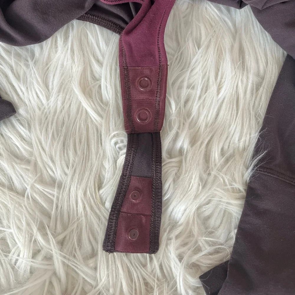 {Lululemon} Rest Refined Bodysuit in Garnet / Sequoia - Womens Large - NWT - Picture 7 of 11